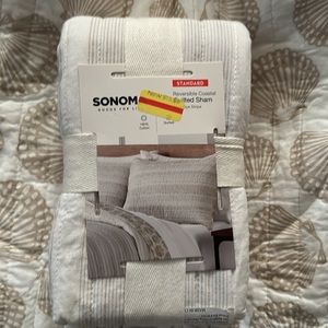 Sonoma seashell quilt ! King / cal king with 1 sham